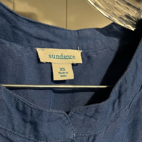 Sundance Elderflower tiered linen dress - Picture 2 of 5